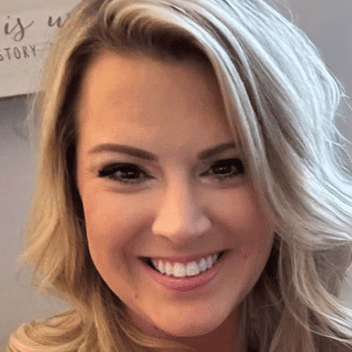 Portrait of Britny, a professional stylist at First Impressions Salon & Spa, showcasing their expertise and style.